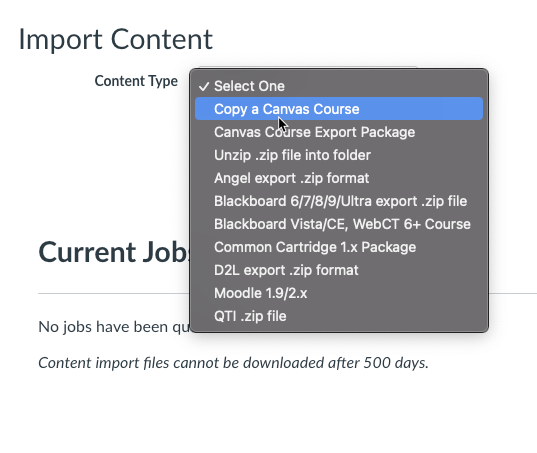 Canvas_LTI13_CC_ImportContentDropdown.png
