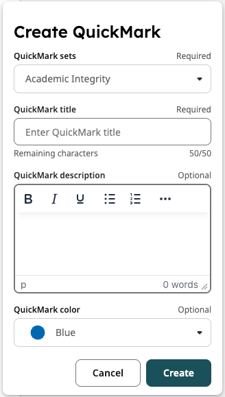 TFS_Instructor_QuickMark_CreateFromSubmission.png