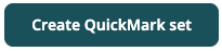 El botón Crear conjunto de QuickMarks (Create QuickMark set) en el Administrador de QuickMarks